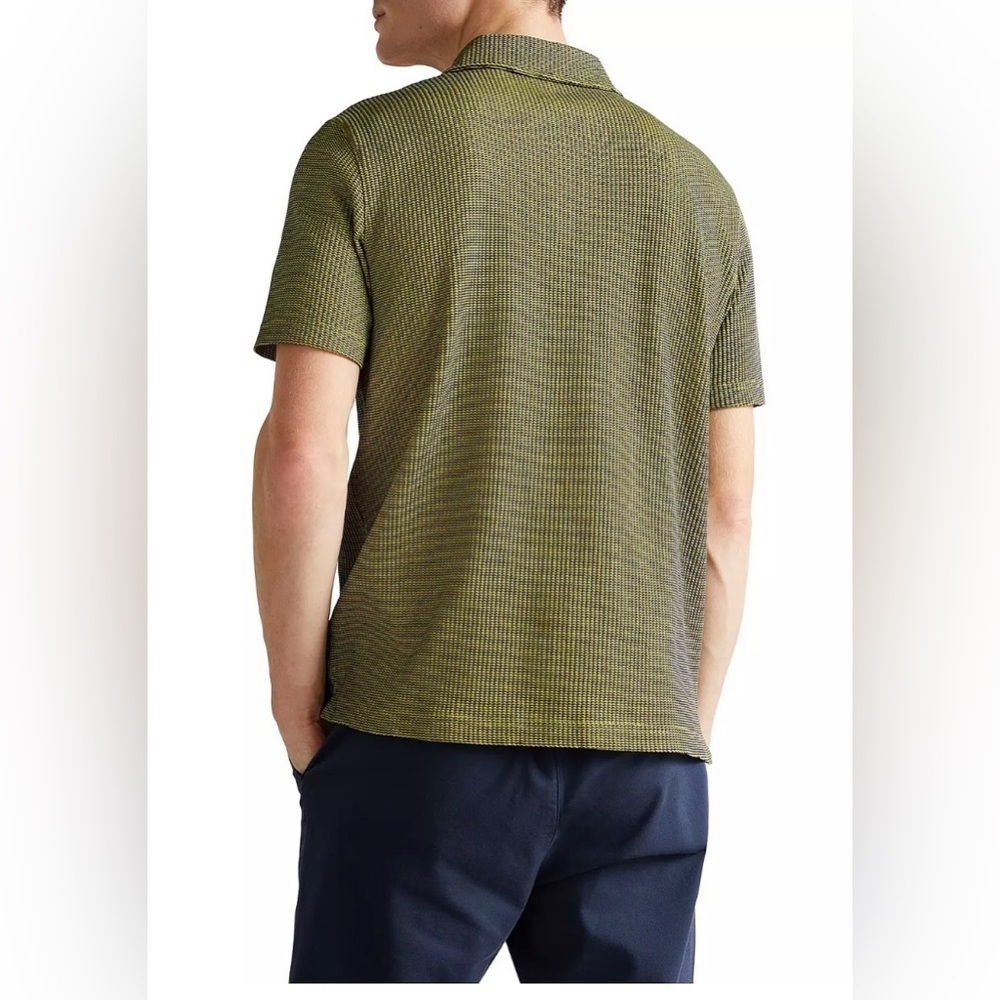 TED BAKER
Backley Textured Zip Polo Shirt Size 4 - Picture 2 of 10